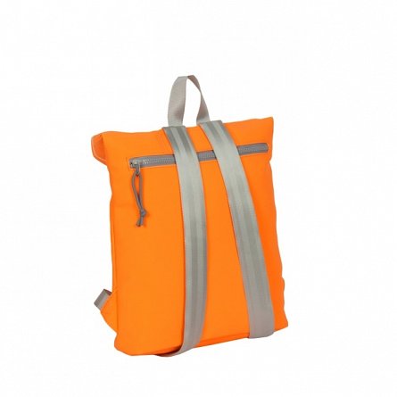 Rucsac Mart-Los Angeles Rolltop Mini, 27x8x33 cm, portocaliu neon