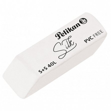Radiera Pelikan Silk S plus S 40L, fara pvc, alb, vrac