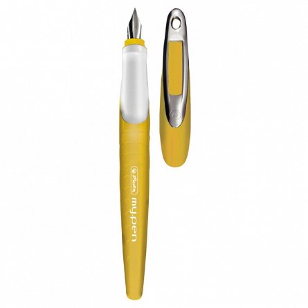 Stilou Herlitz my.pen, penita M, turcoaz - orange, vrac
