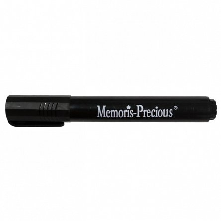 Marker permanent Memoris, varf tesit, 2-7 mm, negru
