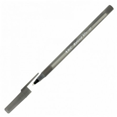 Pix BIC Round Stic, 1.0 mm, negru