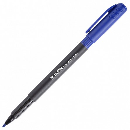 Marker permanent IKON OHP varf 1mm albastru