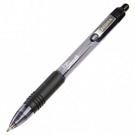 Pix Zebra Z-Grip Smooth, cu mecanism, 1.0 mm, negru