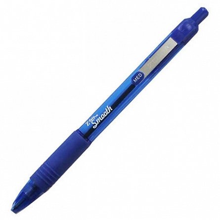 Pix Zebra Z-Grip Smooth, cu mecanism, 1.0 mm, albastru