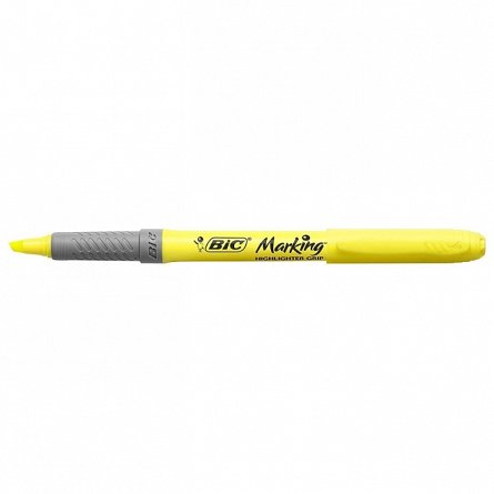 Textmarker BIC Highlighter Grip, 1-4 mm, galben