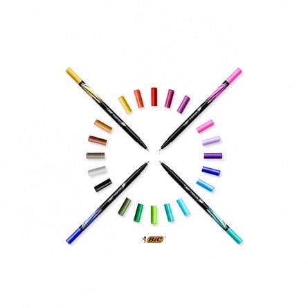 Fineliner BIC Intensity fine, vf 0.4 mm, rosie