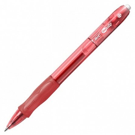 Roller BIC Gelocity Clic, cu mecanism, 0.7 mm, rosu