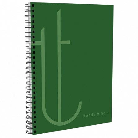 Caiet cu spira A5 Trendy Green 80 file dictando