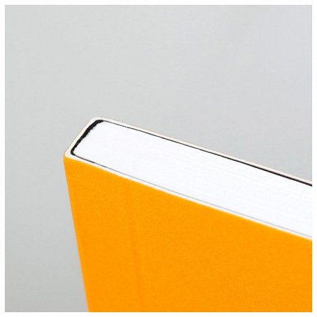 Caiet cu elastic Rhodia Unlimited A5 plus 60f matematica microperf portocaliu