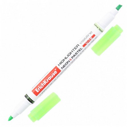 Textmarker V-16, 2 Capete, Neon plus Pastel Verde