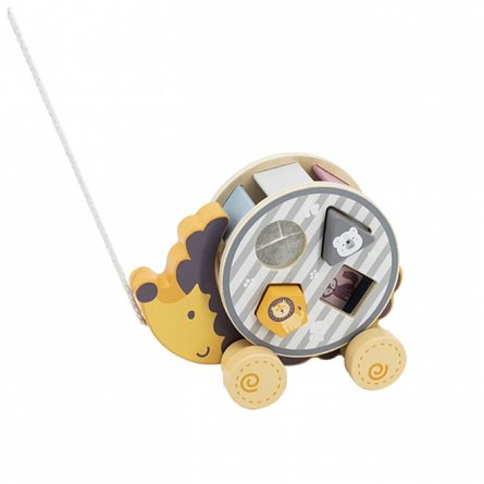 Jucarie de tras roata sortator forme geometrice Arici PolarB
