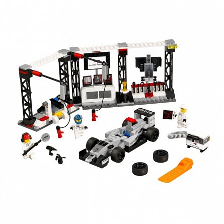 Lego Speed Champions - Oprirea la boxe garaj McLaren Mercedes 75911