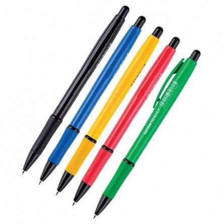 Pix Centrum Prima, cu mecanism, 0.7 mm, albastru, corp diverse culori