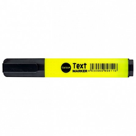 Textmarker Centrum, 1-3 mm, galben Neon