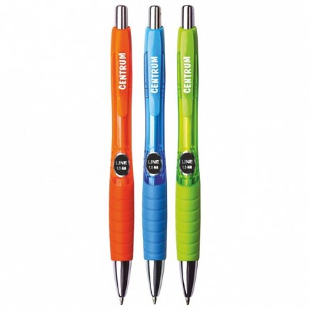 Pix Centrum Line, cu mecanism, 1.0 mm, albastru, corp diverse culori