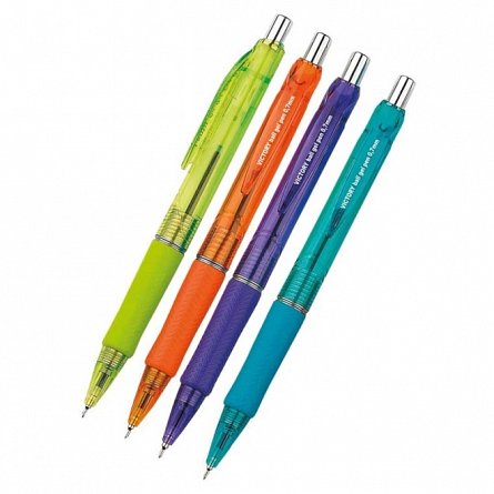 Pix Centrum Victory, cu mecanism, 0.7 mm, albastru, corp diverse culori