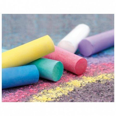 Creta Centrum Jumbo, set 6 bucati, colorata