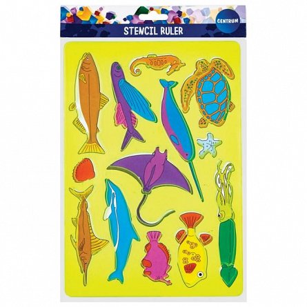 Sablon animale, 26.5 cm, plastic, Centrum, diverse culori