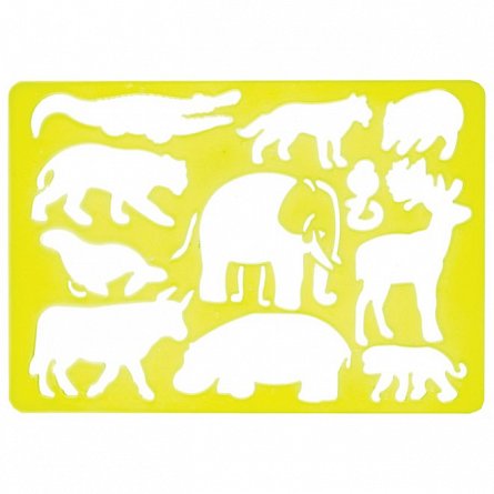 Sablon animale, 26.5 cm, plastic, Centrum, diverse culori