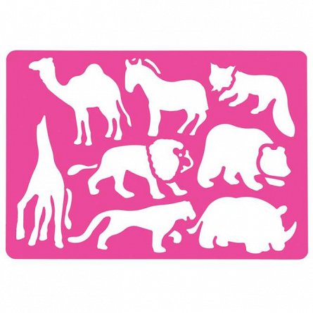 Sablon animale, 26.5 cm, plastic, Centrum, diverse culori