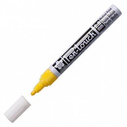 Marker cu vopsea Sakura Pen Touch, M, yellow