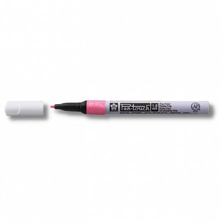 Marker cu vopsea Sakura Pen Touch, F, fluo pink