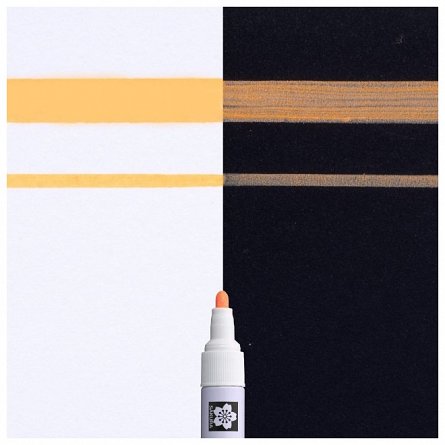 Marker cu vopsea Sakura Pen Touch, M, fluo orange