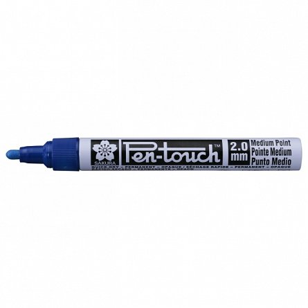 Marker cu vopsea Sakura Pen Touch, M, UV blue