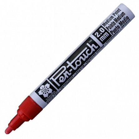 Marker cu vopsea Sakura Pen Touch, M, red