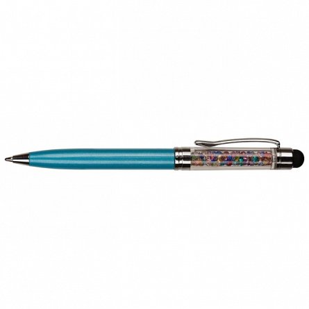 Pix Centrum Crystal Touch Stylus, cu mecanism, 1.0 mm, albastru, diverse culori