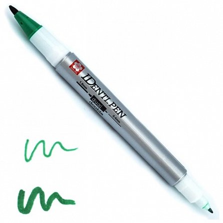 Marker perm. Sakura IDenti Pen, 2varfuri, 8buc-set