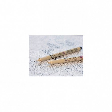 Liner Sakura Pigma Micron, 8buc-set, lt.coolgrey plus coolgrey, 01, 05, 10, brush