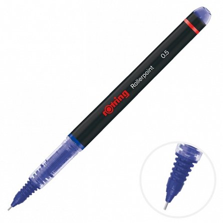 Roller cu cerneala Rotring Tikky, 0.5 mm, albastru
