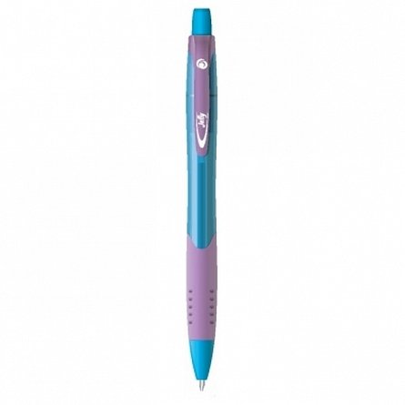 Pix cu gel Herlitz Jelly, cu mecanism, 0.7 mm, albastru