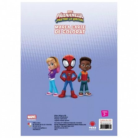 Marvel. Paienjenelul si prietenii lui uimitori. Marea carte de colorat