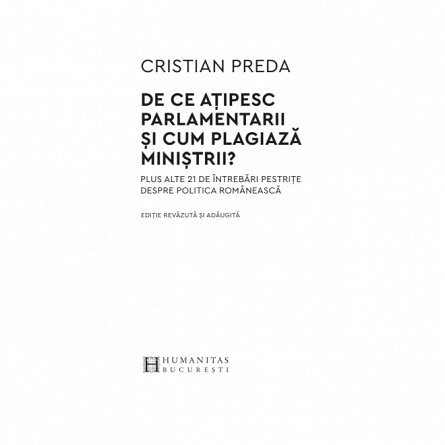 De ce atipesc parlamentarii si cum plagiaza ministrii