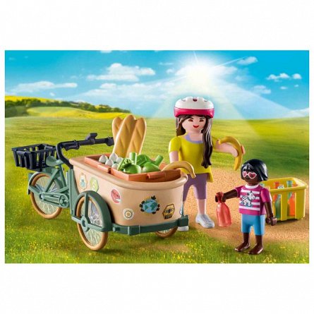 Playmobil Country - Bicicleta fermierilor cu marfa
