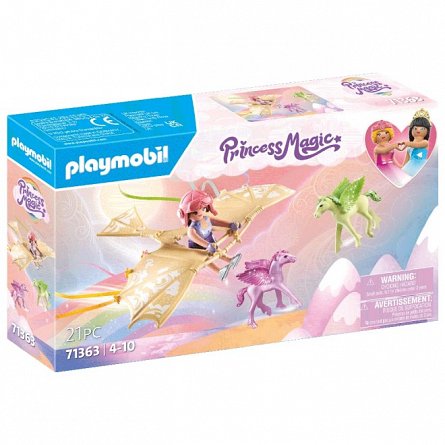 Playmobil Princess Magic - Calatorie cu Pegasus printre nori