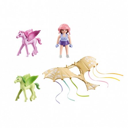 Playmobil Princess Magic - Calatorie cu Pegasus printre nori