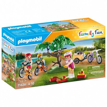 Playmobil Family Fun - Tur in munti cu bicicleta