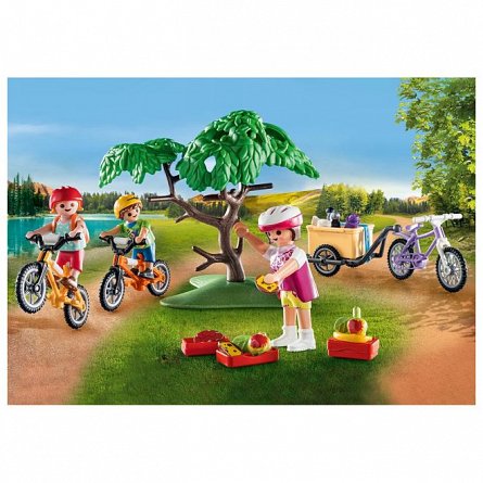 Playmobil Family Fun - Tur in munti cu bicicleta