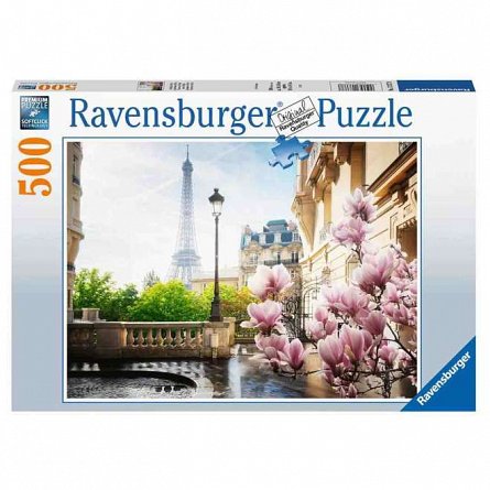 Puzzle Primavara in paris, 500 piese