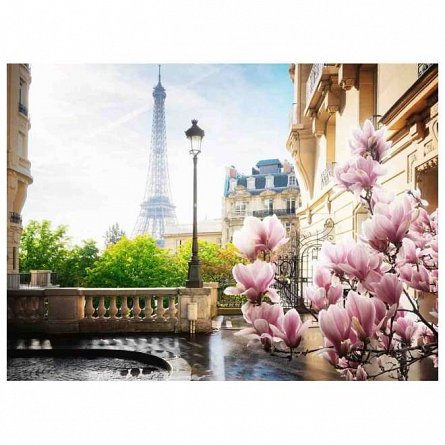 Puzzle Primavara in paris, 500 piese