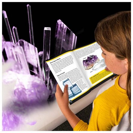 Kit creativ - Laborator de crestere cristale violet