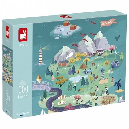 Puzzle, 1500 piese - Excursie pe insula