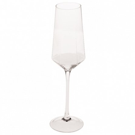 Set 2 pahare pentru sampanie Diamante, 250 ml