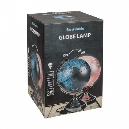 Glob pamantesc Globe Lamp, diametru 31 cm, iluminat, E14, cablu 1.4 M, priza