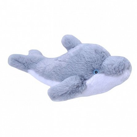 Jucarie Plus Wild Republic - Delfin Ecokins, 20 cm