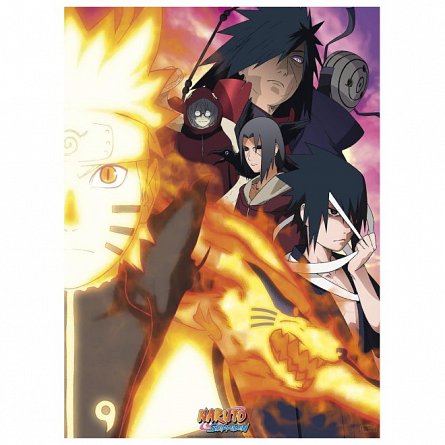 Set 2 Chibi Posters Naruto, Groups, 52x38 cm