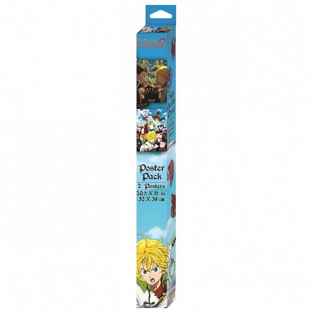 Set 2 Chibi Posters The Seven Deadly Sins, Series 1, 52 x 38 cm